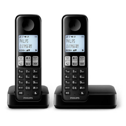 Teléfono Dect Philips Dúo D230 | Quonty.com | D2302B/23