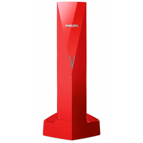 Teléfono Philips Diseño Línea V Rojo | Quonty.com | M3501R/23