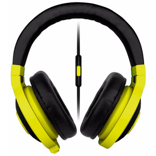Auricular Diadema C/Micrófono Razer Kraken Mobile Amarillo | Quonty.com | RZ04-01400200-R3U1