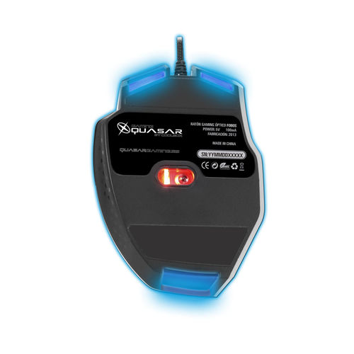 Raton Coolbox Deepfast Gaming Optico 400-3200dpi Usb Led | Quonty.com | RATQUA001