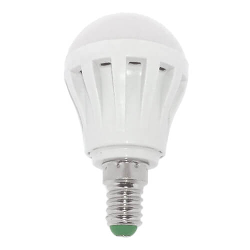Bombilla Led Retto Redonda E14 3w Luz Cálida | Quonty.com | RETTO E14 RED.PLAS.3