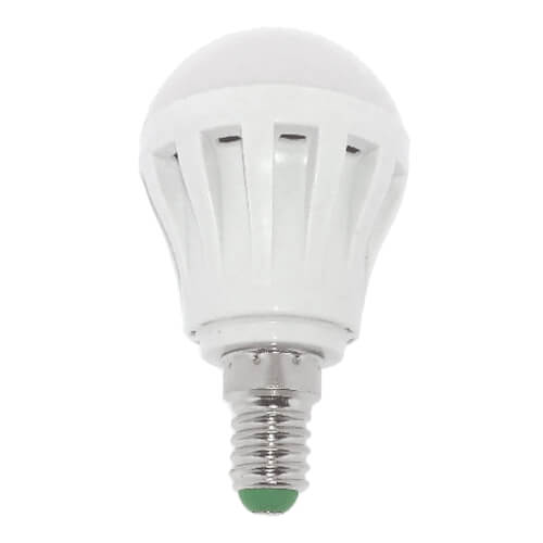 Bombilla Led Retto Redonda 9w Luz Fría | Quonty.com | RETTO E27 RED.PLAS.9