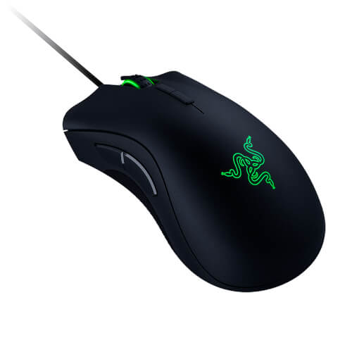 Raton Razer Deathadder Elite 16000dpi Usb Negro Led-Red | Quonty.com | RZ01-02010100-R3G1