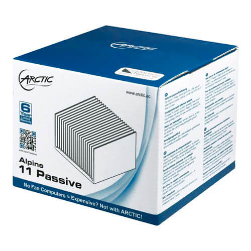 Refrigerador Cpu Arctic Alpine 11 Passive Intel | Quonty.com | ACALP00011A