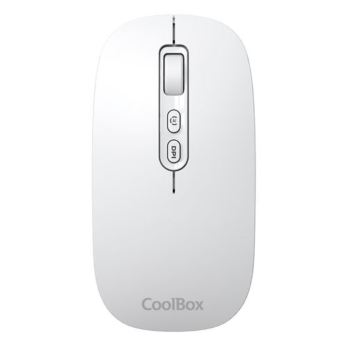 Raton Coolbox W02-Ia 1.600dpi Inalambrico Blanco | Quonty.com | COO-MOU-W02-W