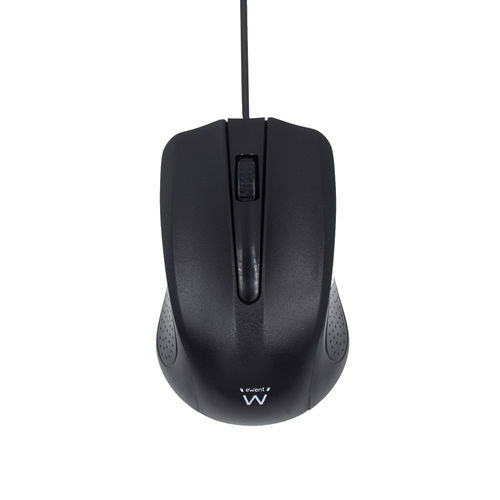 Raton Ewent Ew3300 Optico 1000dpi Usb Negro | Quonty.com | EW3300