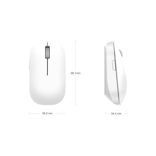 Ratón Inalámbrico Xiaomi Mi Wireless Mouse - White | Quonty.com | HLK4013GL