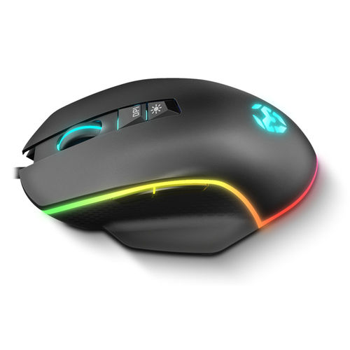 Raton Krom Keos Gaming 6400dpi Rgb Usb Negro | Quonty.com | NXKROMKEOS