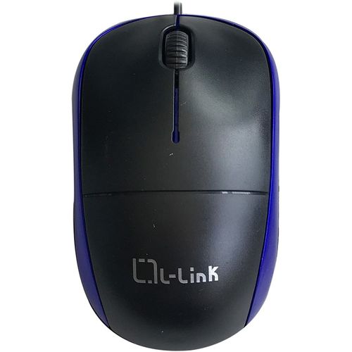 Raton L-Link Ll-2080-A Optico Usb Negro/Azul | Quonty.com | LL-2080-A