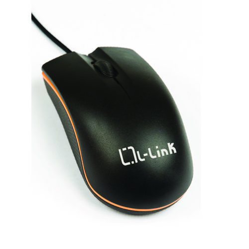 Raton L-Link Ll-2081 Optico Usb Negro | Quonty.com | LL-2081