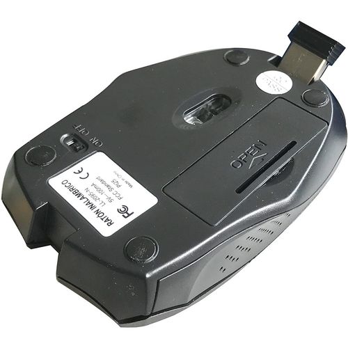 Raton L-Link Ll-2095-N Optico Inalambrico 1600dpi Negro | Quonty.com | LL-2095-N