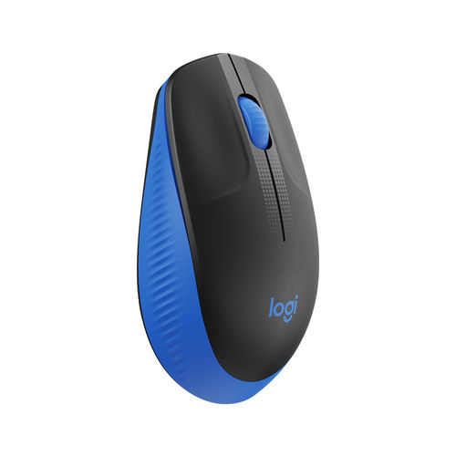 Raton Logitech M190 Inalambrico Negro/Azul | Quonty.com | 910-005907