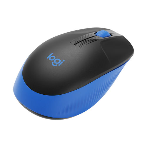 Raton Logitech M190 Inalambrico Negro/Azul | Quonty.com | 910-005907