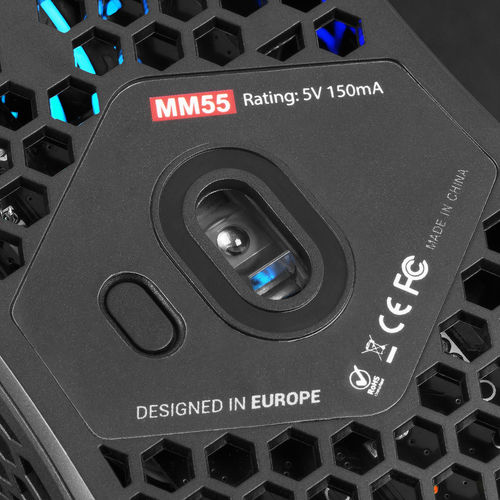 Raton Mars Gaming Mm55 12.800dpi Usb Negro Rgb | Quonty.com | MM55