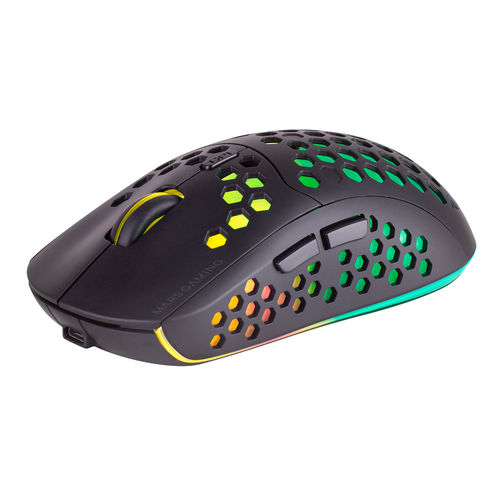 Raton Mars Gaming Mmw3 3.200dpi Inalambrico Negro Rgb Flow | Quonty.com | MMW3