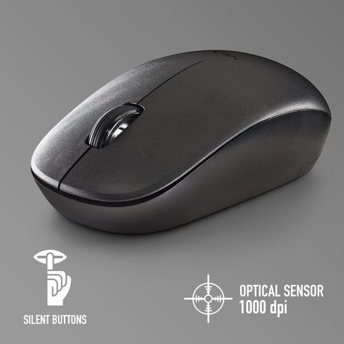 Raton Ngs Fog Pro 1000dpi Inalambrico Negro | Quonty.com | FOGPROBLACK