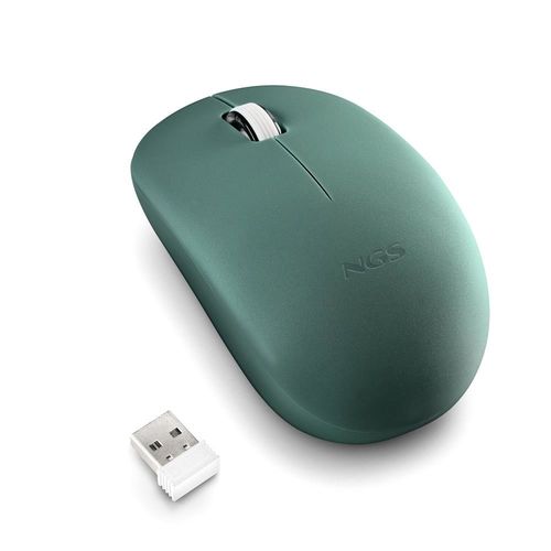 Raton Ngs Fog Pro 1000dpi Inalambrico Verde | Quonty.com | FOGPROGREEN