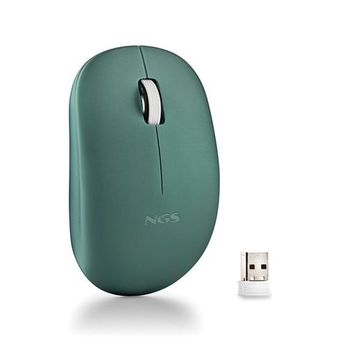Raton Ngs Fog Pro 1000dpi Inalambrico Verde | Quonty.com | FOGPROGREEN