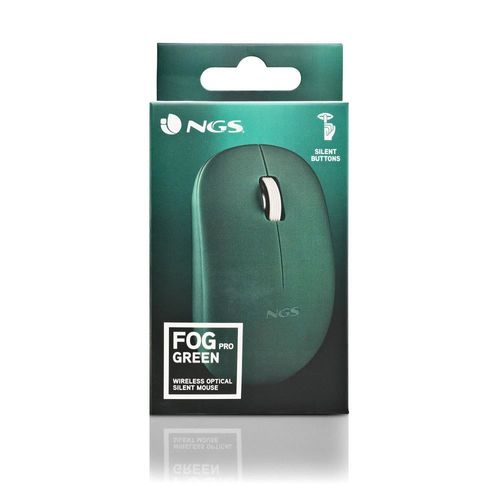 Raton Ngs Fog Pro 1000dpi Inalambrico Verde | Quonty.com | FOGPROGREEN