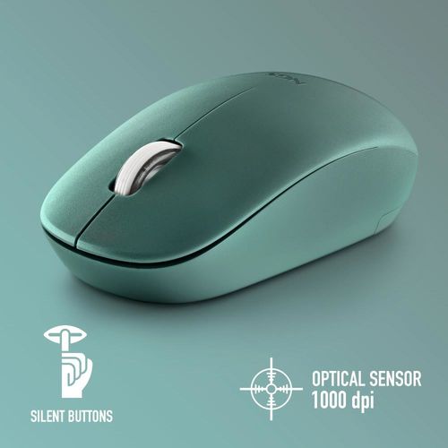 Raton Ngs Fog Pro 1000dpi Inalambrico Verde | Quonty.com | FOGPROGREEN