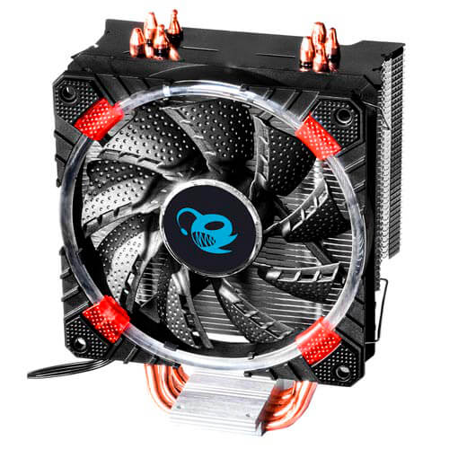 Refrigerador Cpu Coolbox Deep Cyclone Led Multi | Quonty.com | DF-COU120A-LR