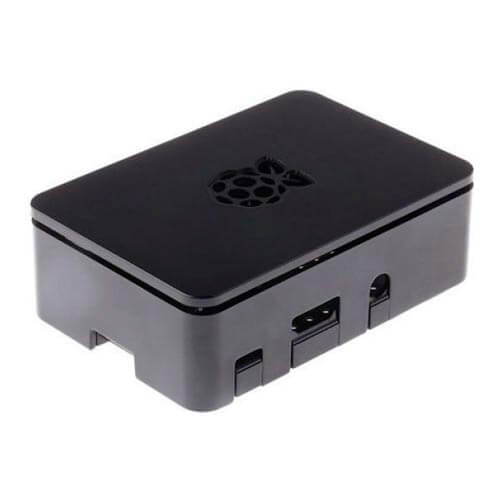 Raspberry Caja Para Raspberry Pi 3 Negra | Quonty.com | 9084215