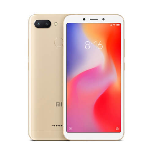 Xiaomi Redmi 6 5,45'' Oc 3gb/32gb 4g 5/12+5mpx Gold | Quonty.com | MZB6363EU