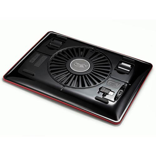 Soporte/Refrigerador Portatil 15.6'' Deepcool N1 1usb Rojo | Quonty.com | N1RED