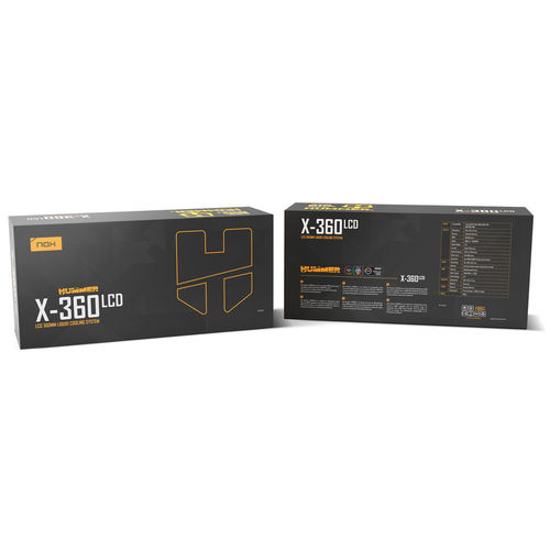 Refrigeracion Liquida Cpu Nox Hummer X-360 Lcd Blanca | Quonty.com | NXHUMMERX360LCDBK