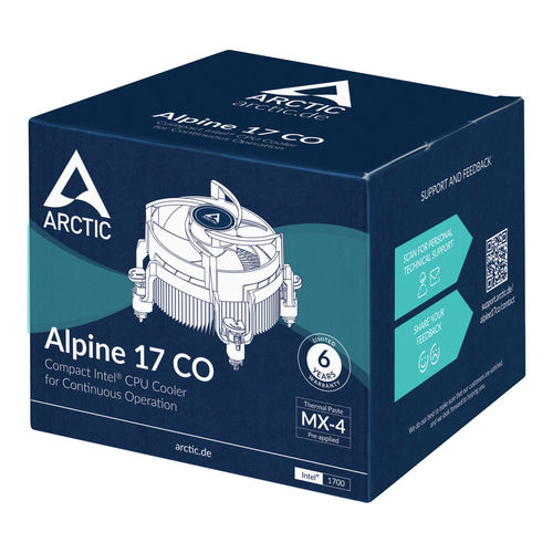 Refrigerador Cpu Arctic Alpine 17 Co Intel | Quonty.com | ACALP00041A