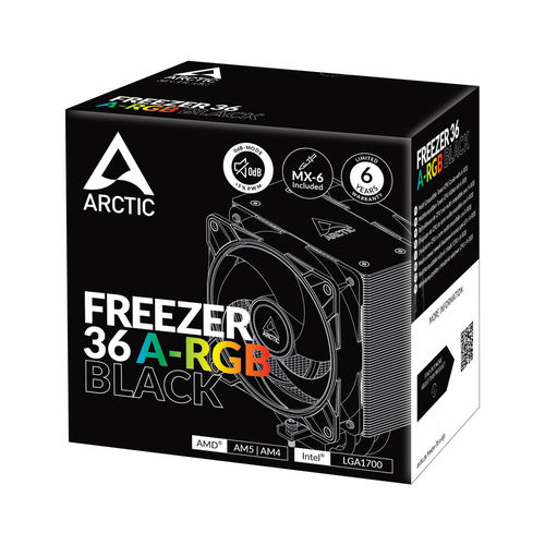 Refrigerador Cpu Arctic Freezer 36 A-Rgb Negro | Quonty.com | ACFRE00124A