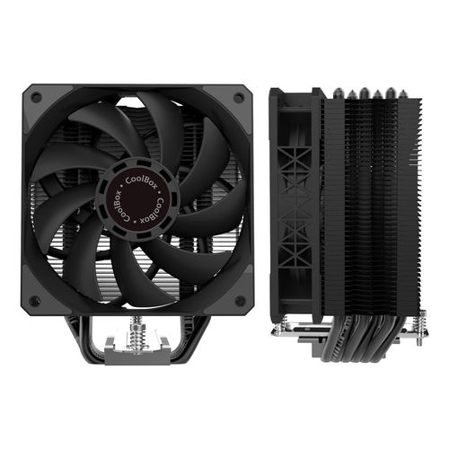 Refrigerador Cpu Coolbox H6 Multisocket Negro | Quonty.com | COO-VCPU-6H