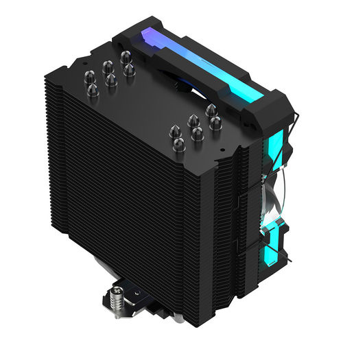 Refrigerador Cpu Coolbox H6 Ring Multisocket Negro Argb | Quonty.com | COO-VCPU-6H-ARB