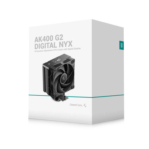 Refrigerador Cpu Deepcool Ak400 G2 Digital Nyx Multisocket Negro | Quonty.com | R-AK400G2-BKNNMN-GJD-1