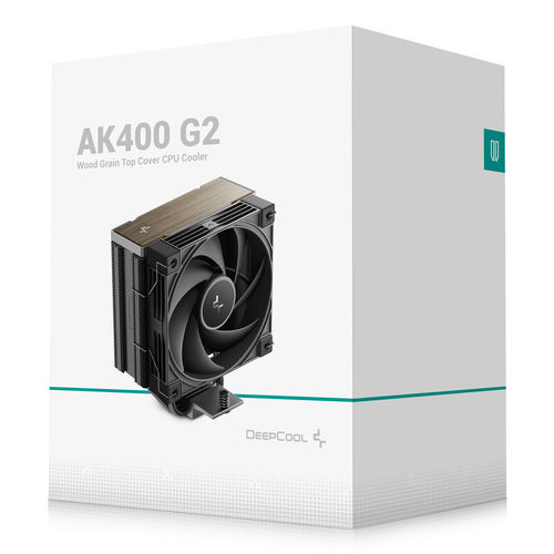 Refrigerador Cpu Deepcool Ak400 G2 Multisocket Negro/Madera | Quonty.com | R-AK400G2-BKNNMN-GJD