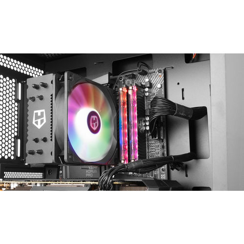 Refrigerador Cpu Nox Hummer H-224 A-Rgb Multisocket 2066/2011/1700/1200/1151/1155/1156 | Quonty.com | NXHUMMERH224ARGB