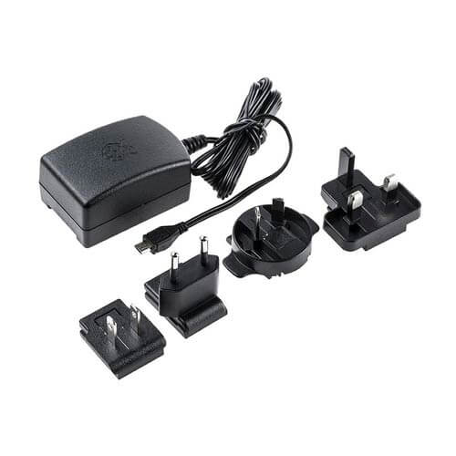 Raspberry Fuente Alimentacion Micro Usb 5v 2.5a Negro | Quonty.com | 1235272