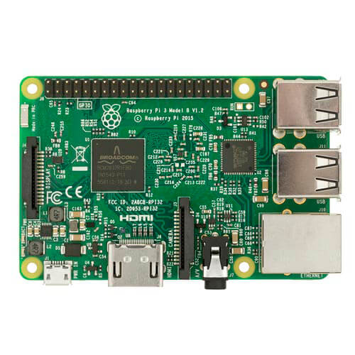 Raspberry Placa Base Pi 3 Modelo B | Quonty.com | 8968660