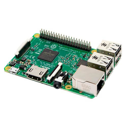 Kit Raspberry Placa Base Pi 3 Modelo B+ M.Sd32gb F.Alim Caja | Quonty.com | RB-KIT-1032