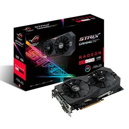 Asus Strix-Rx470-O4g-Gaming 4gb Gddr5 Hdmi Pcie3.0 | Quonty.com | 90YV09J2-M0NA00