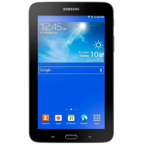 Tablet Samsung Galaxy T113 Tab 3 Lite 7'' Wifi 1gb+8gb Negro | Quonty.com | SM-T113 BLACK