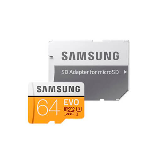 Microsd Samsung Evo 64gb Cl10 100mb/S Adaptador Sd | Quonty.com | MB-MP64GA/EU