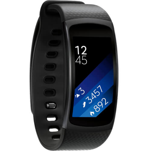 Pulsera Cuantificadora Samsung Gear Fit 2 Black 3,86'' Gps | Quonty.com | SM-R3600 L BLACK