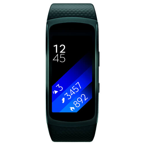 Pulsera Cuantificadora Samsung Gear Fit 2 Black 3,86'' Gps | Quonty.com | SM-R3600 L BLACK