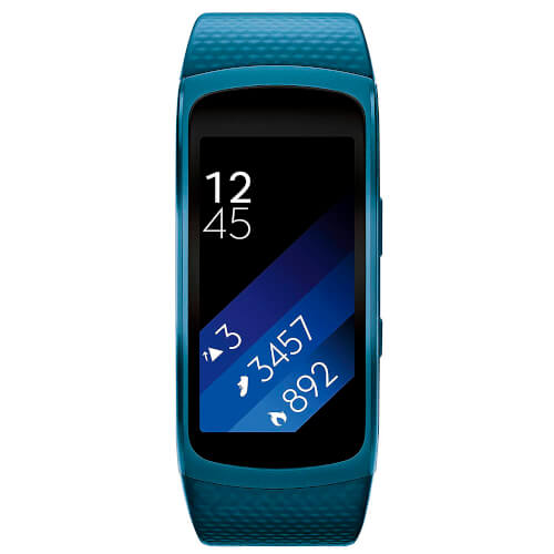 Pulsera Cuantificadora Samsung Gear Fit 2 Blue 3,86'' Gps | Quonty.com | SM-R3600 L BLUE