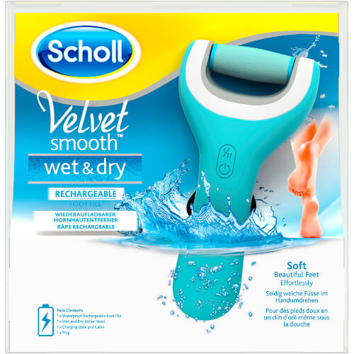 Eliminador De Durezas Scholl Velvet Smooth Wet And Dry | Quonty.com | VELVET SMOOTH WET AND DRY