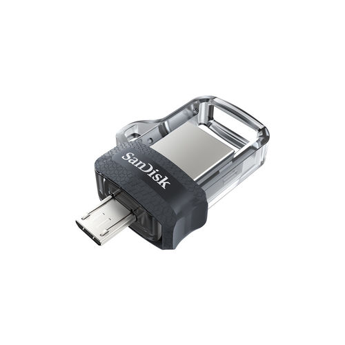 Pendrive Sandisk Dual M3.0 128gb Usb 3.0 Plata | Quonty.com | SDDD3-128G-G46