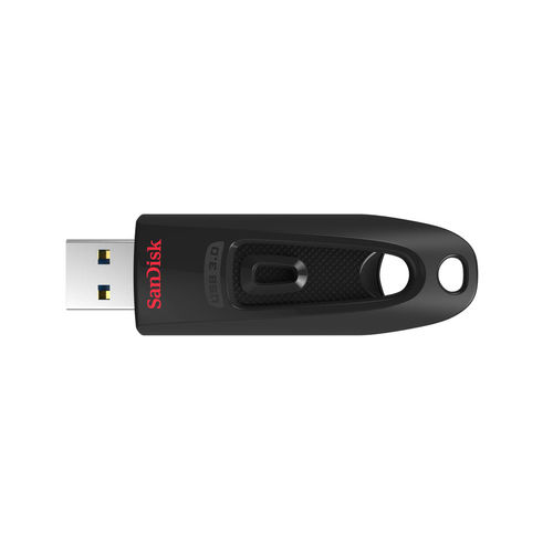 Pendrive Sandisk Cruzer Ultra 64gb Usb 3.0 Negro | Quonty.com | SDCZ48-064G-U46