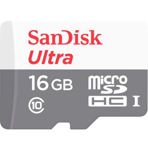 Microsd Sandisk Ultra 16gb Cl10 48mb/S Adaptador Sd | Quonty.com | SDSQUNS-016G-GN3MA