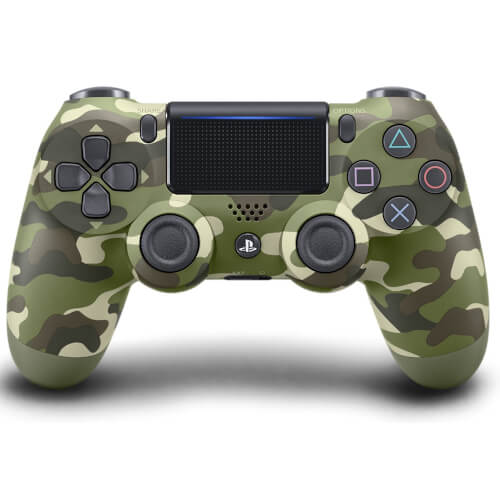 Mando Inalámbrico Dualshock 4 Sony Green Camouflage V2 | Quonty.com | MANDO PS4 GREEN CAMO